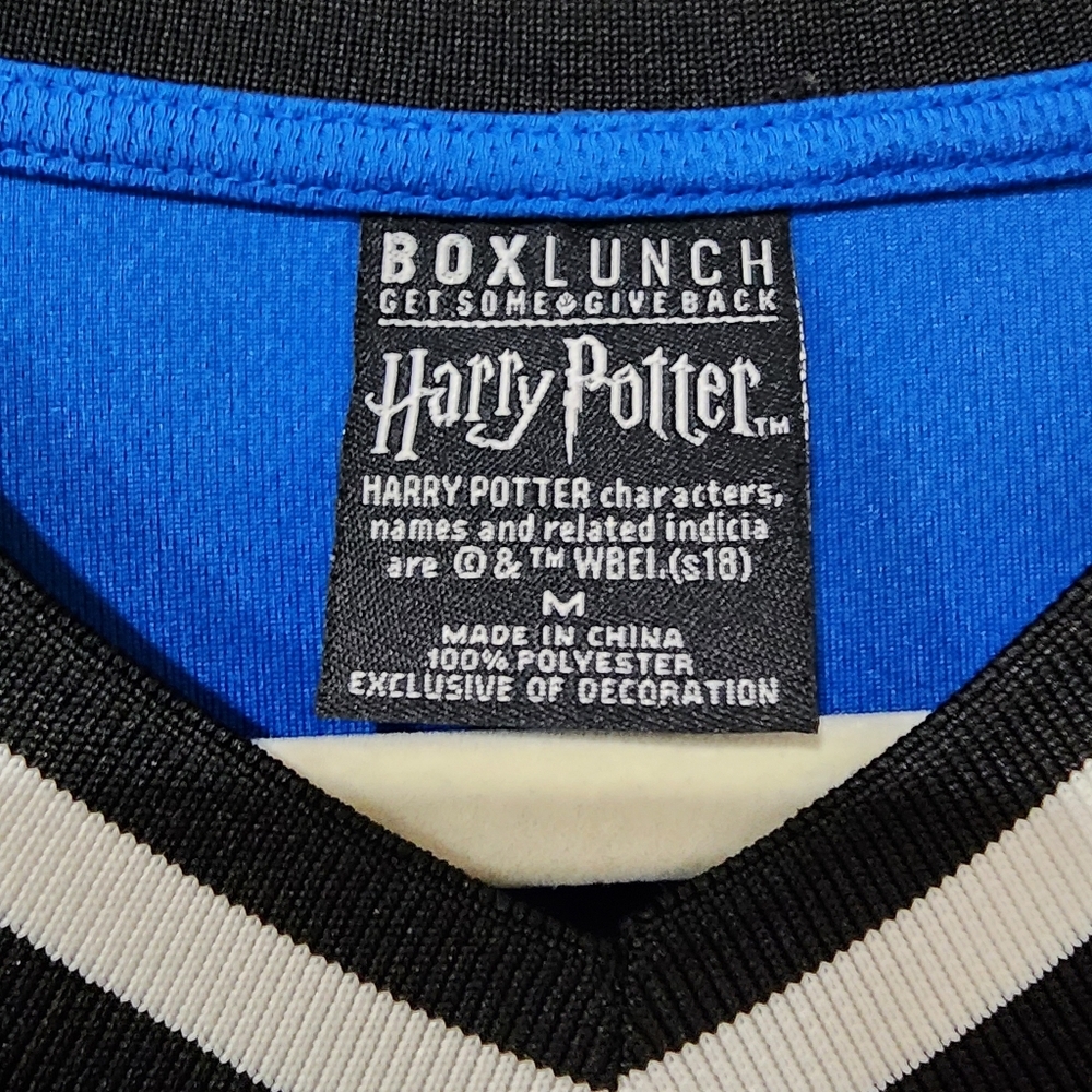 Box Lunch x Harry Potter Ravenclaw Quidditch Jersey w/Embroidered Logo size Med - Picture 5 of 8